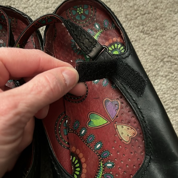 Earth Kalso 9 Clog Black Leather Good used condition see scuffs - Picture 3 of 5